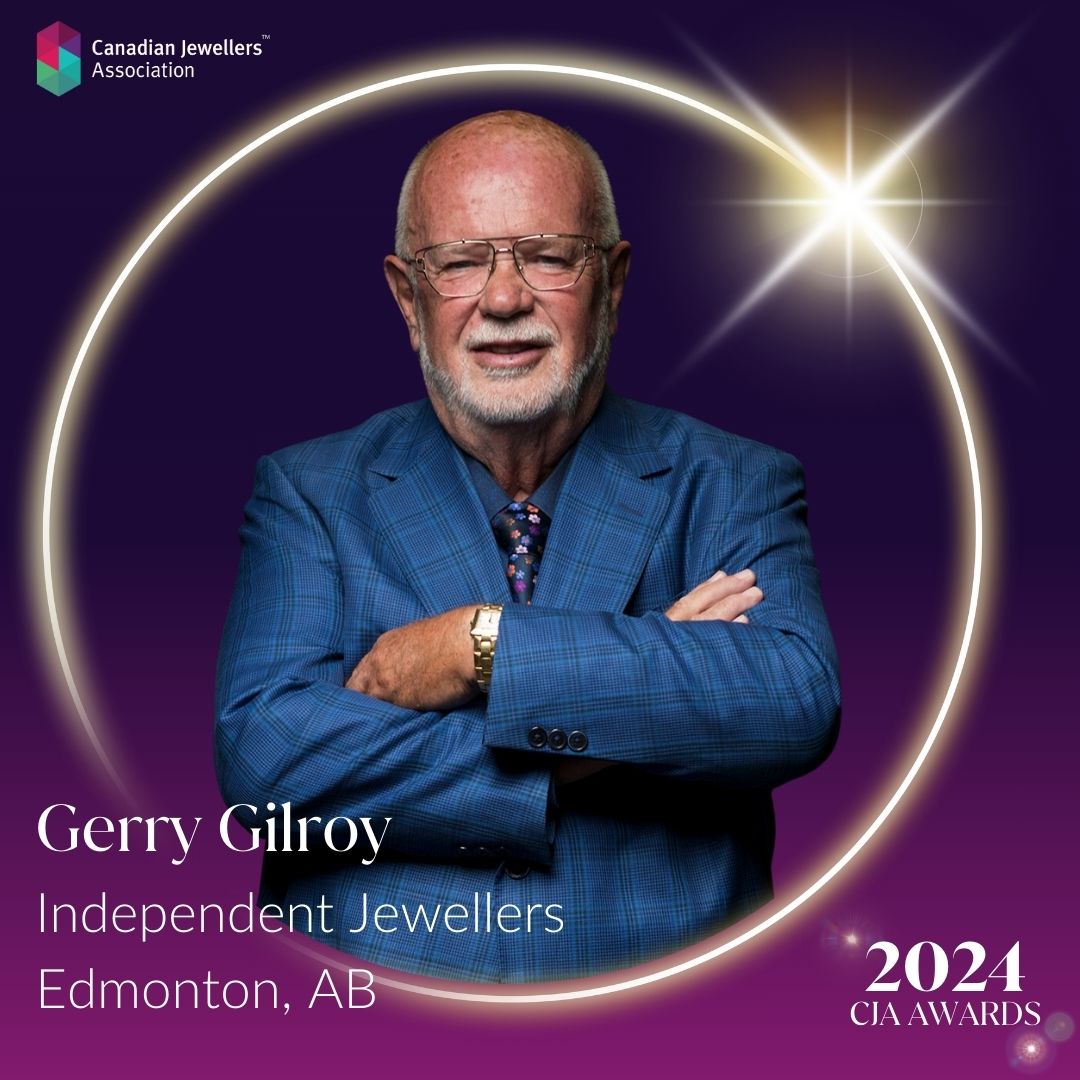 Gerry Gilroy, Independent Jewellers, 2024 Erol Paylan Lifetime Achievement Award Finalist